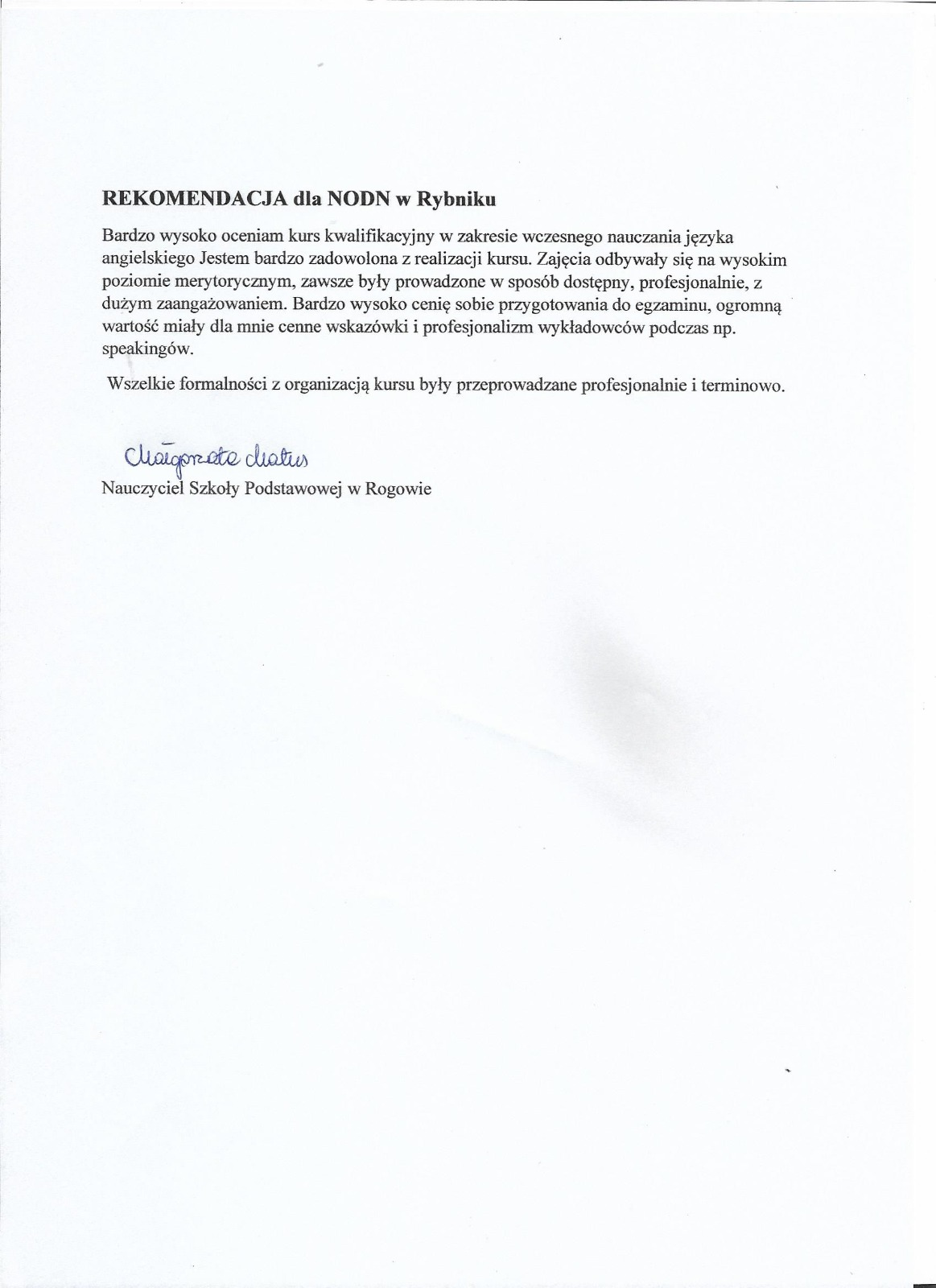 Szkoła Podstawowa w Rogowie