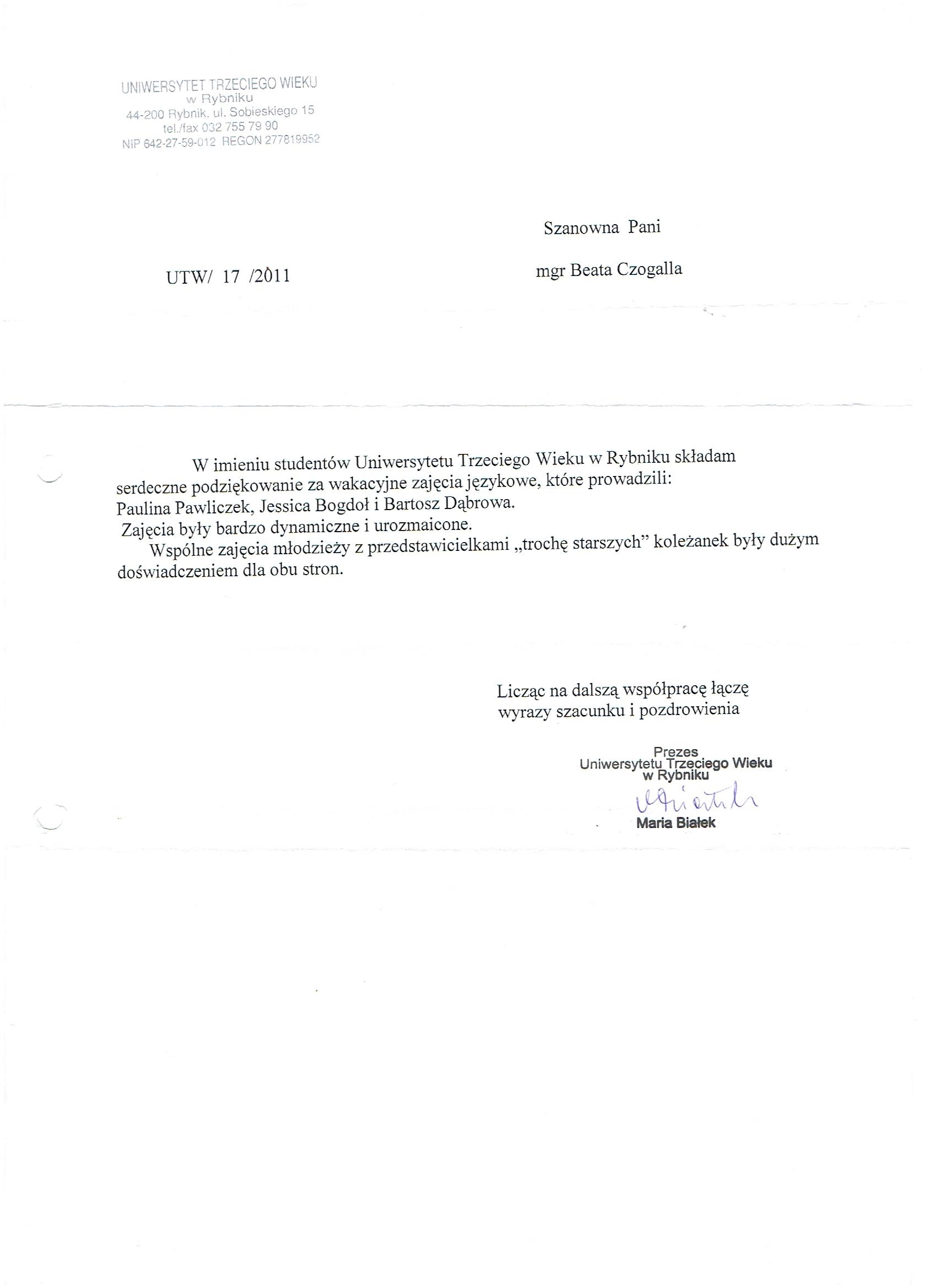 Uniwersytet Trzeciego Wieku